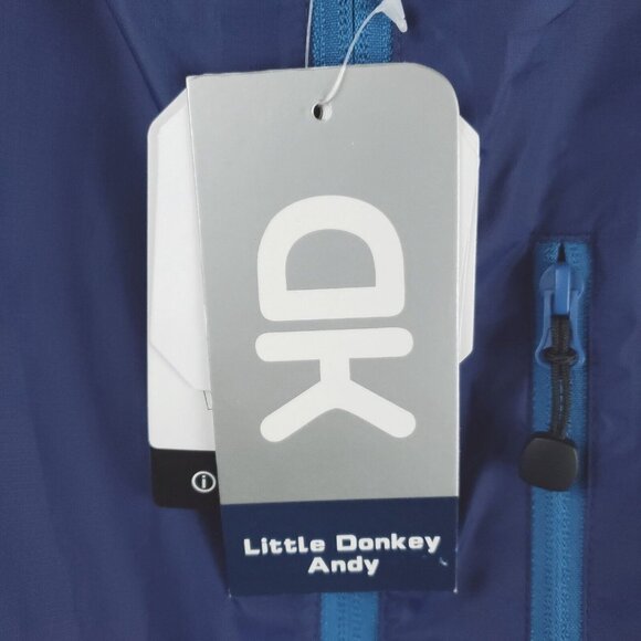 NEW Little Donkey Andy Windbreaker Jacket Mens 2XL Blue Long Sleeve - Picture 5 of 16